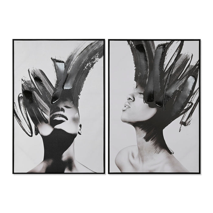 Canvas Home ESPRIT polystyrene Canvas 83 x 4 x 123 cm