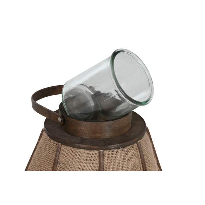 Candleholder Home ESPRIT Natural Jute Bamboo 36 x 36 x 48,5 cm