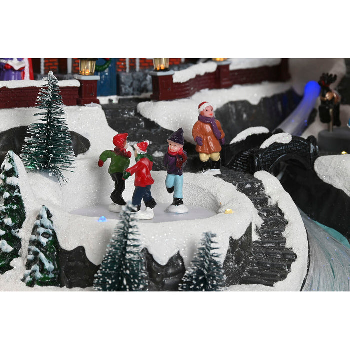 Christmas bauble Home ESPRIT Multicolour Musical 33 X 31 X 38 cm