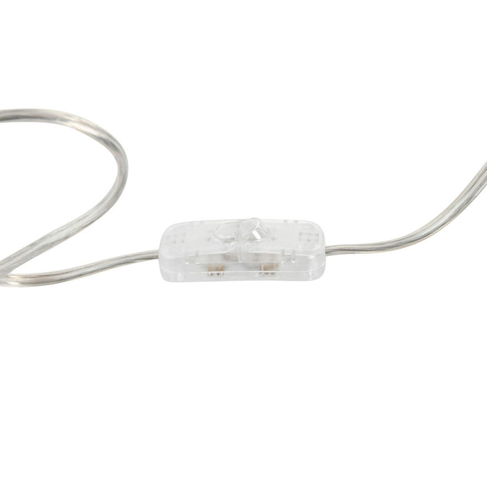 Floor Lamp Home ESPRIT White Silver 50 W 220 V 35 x 35 x 150 cm (3 Pieces)