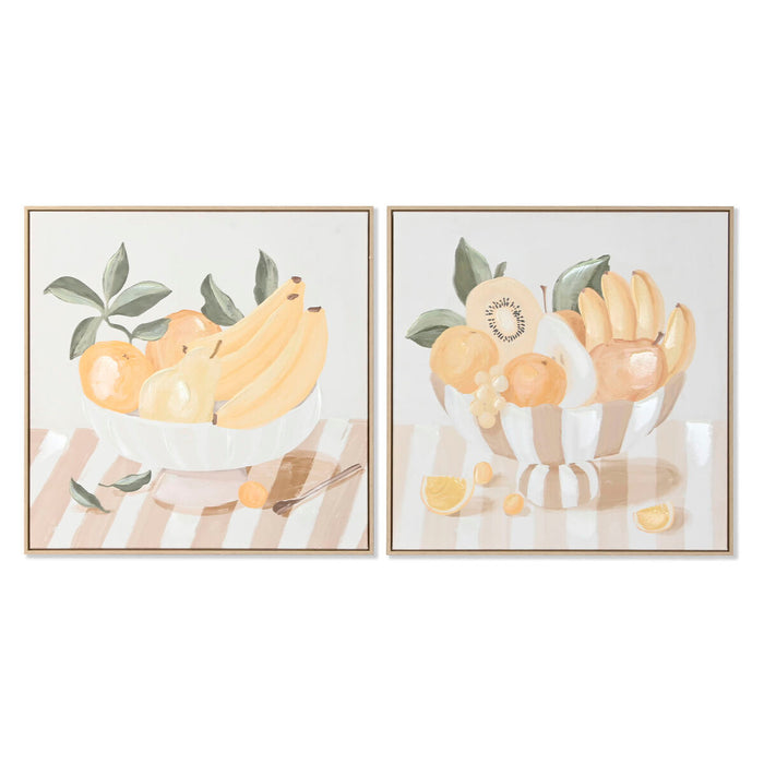 Canvas Home ESPRIT polystyrene Canvas 80 x 4 x 80 cm