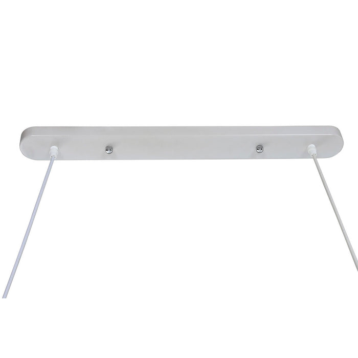 Ceiling Light Home ESPRIT White Black Light brown Wood 50 W 80 x 10 x 30 cm