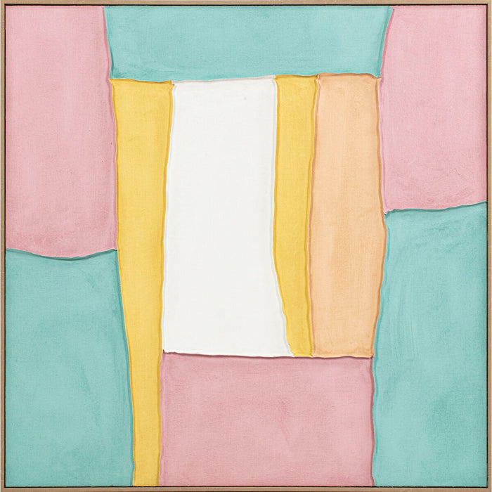 Canvas Home ESPRIT polystyrene Canvas 102 x 4,5 x 102 cm