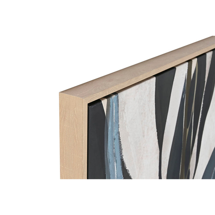 Canvas Home ESPRIT Green Pink Flowers Modern (2 Units)