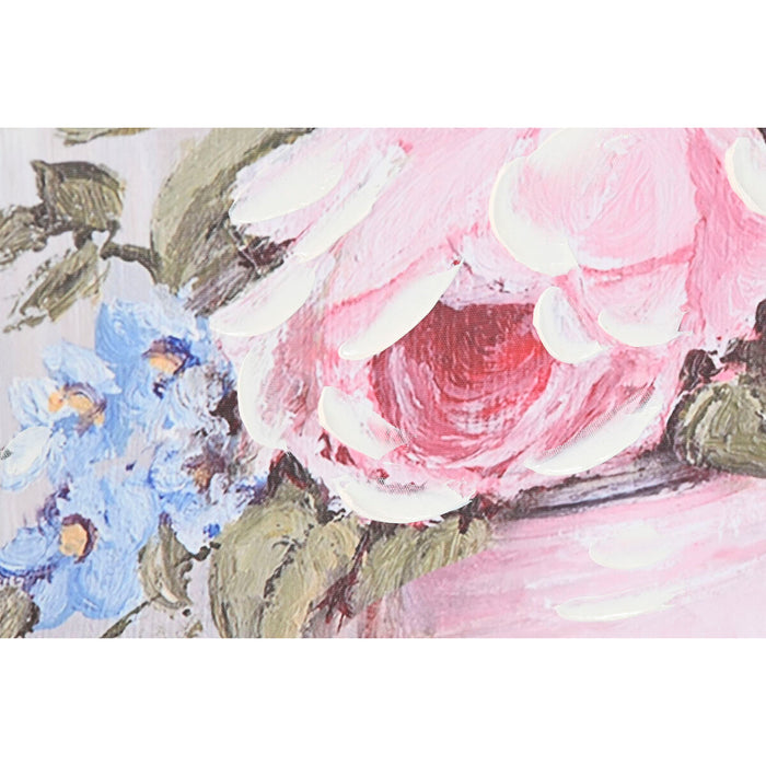 Canvas Home ESPRIT Fir Canvas 60 x 3 x 60 cm