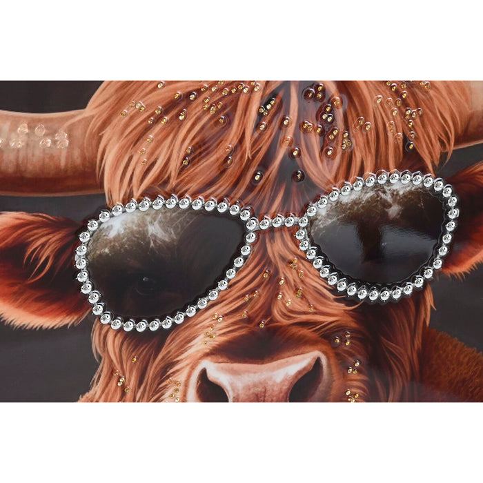 Canvas Home ESPRIT Canvas MDF Wood 82 x 4,5 x 82 cm