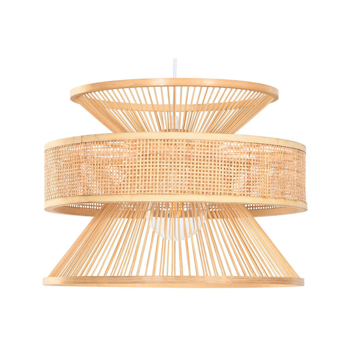 Ceiling Light Home ESPRIT Brown Bamboo 50 W 40 x 40 x 30 cm