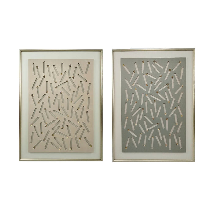 Canvas Home ESPRIT polystyrene Canvas 90 x 3,5 x 120 cm