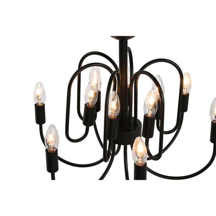 Ceiling Light Home ESPRIT Black Metal 54 x 54 x 46 cm