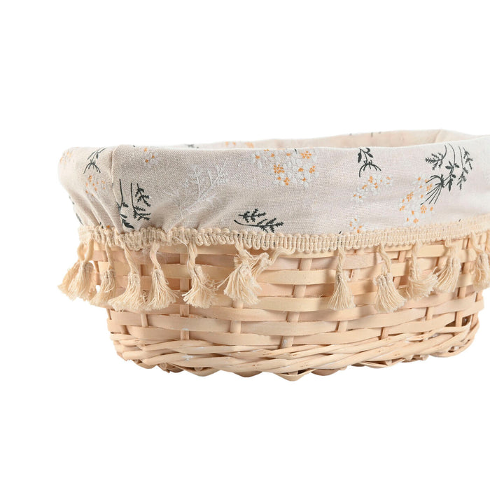 Basket set Home ESPRIT wicker 29 x 22 x 12 cm