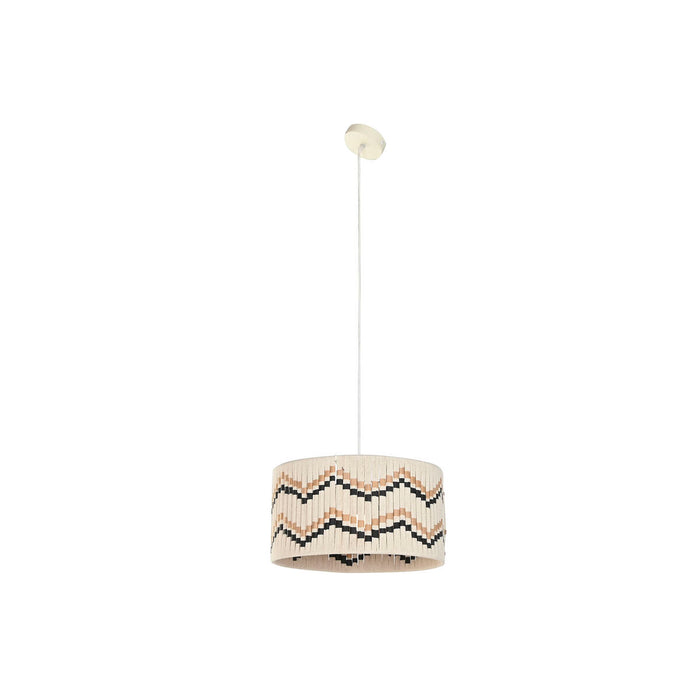 Ceiling Light Home ESPRIT Bicoloured Raffia 50 W 39 x 39 x 21 cm