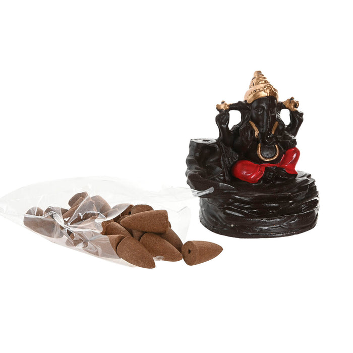 Essential oil burner Home ESPRIT Ceramic Mandala Indian Man 13 x 8 x 12,5 cm Incense (6 Units)