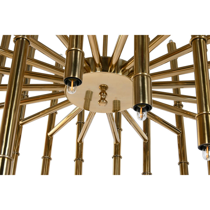 Ceiling Light Home ESPRIT Golden Metal Steel 74 x 74 x 138 cm