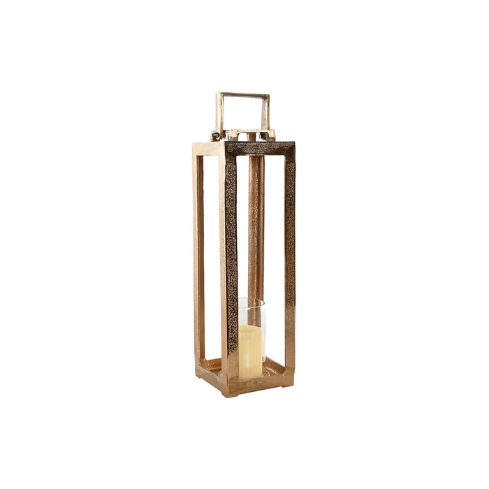 Lantern Home ESPRIT Golden Aluminium Crystal Modern 15 x 15 x 59 cm