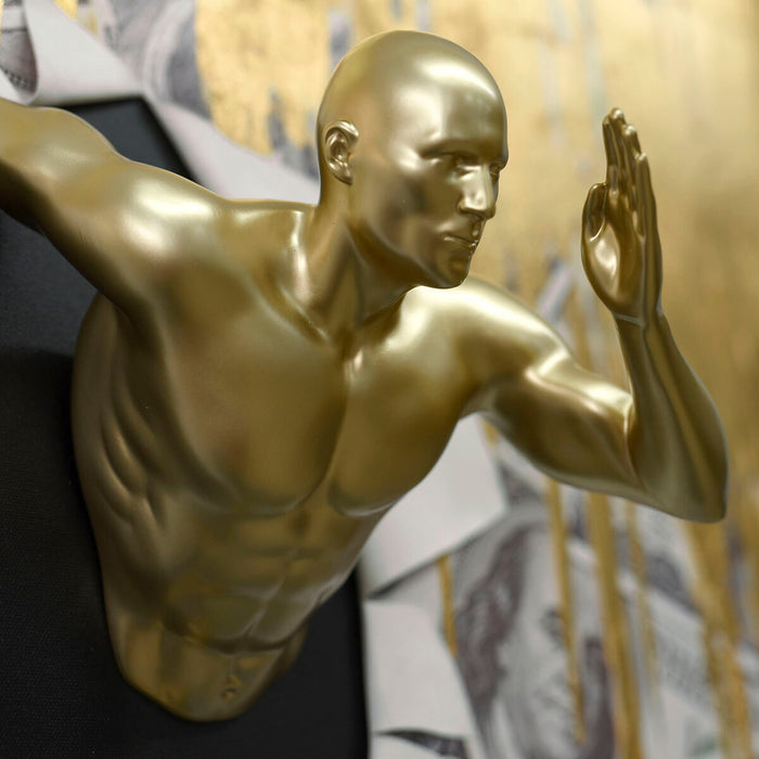 Canvas Home ESPRIT Resin polystyrene Canvas 80 x 3,5 x 80 cm