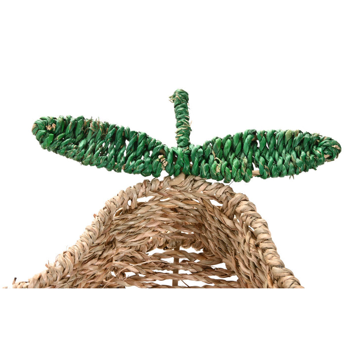 Centerpiece Home ESPRIT Green Natural Metal Natural Fibre 33 X 32 X 8 CM (2 Units)