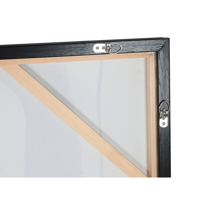 Canvas Home ESPRIT Brown Black Abstract Urban 90 x 4 x 120 cm (2 Units)