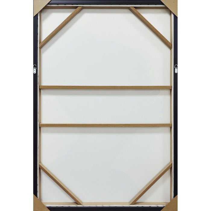 Canvas Home ESPRIT Black Red Modern 83 x 4 x 123 cm (2 Units)