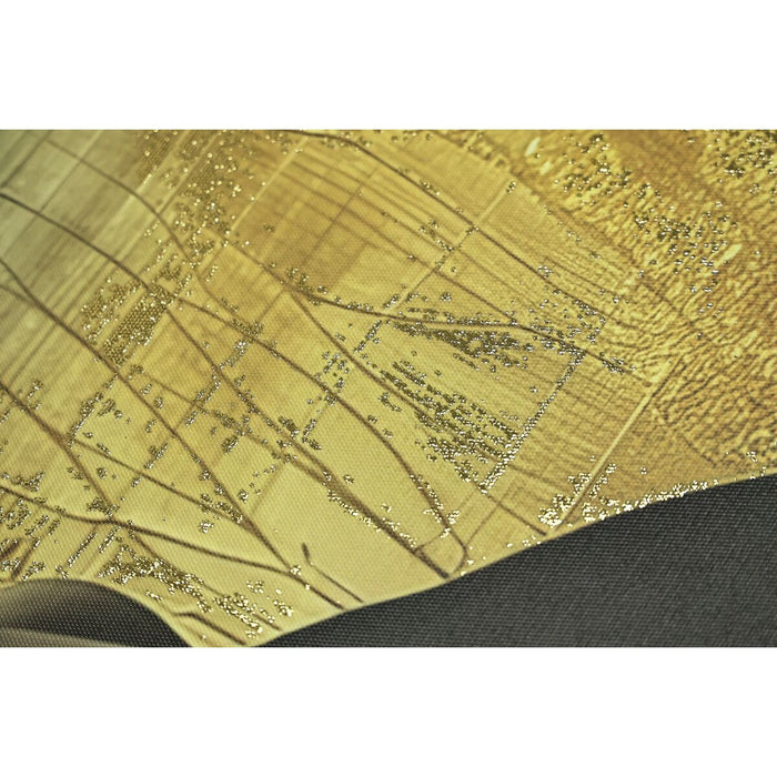 Canvas Home ESPRIT Black Golden 83 x 4 x 123 cm (2 Units)