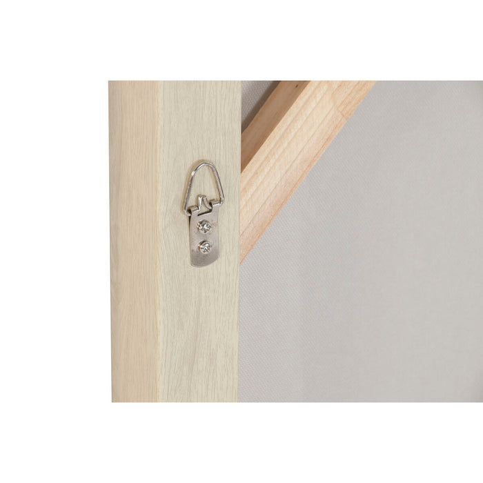 Canvas Home ESPRIT White Beige Leaf of a plant Cottage 62,5 X 3,5 X 62,5 CM (2 Units)