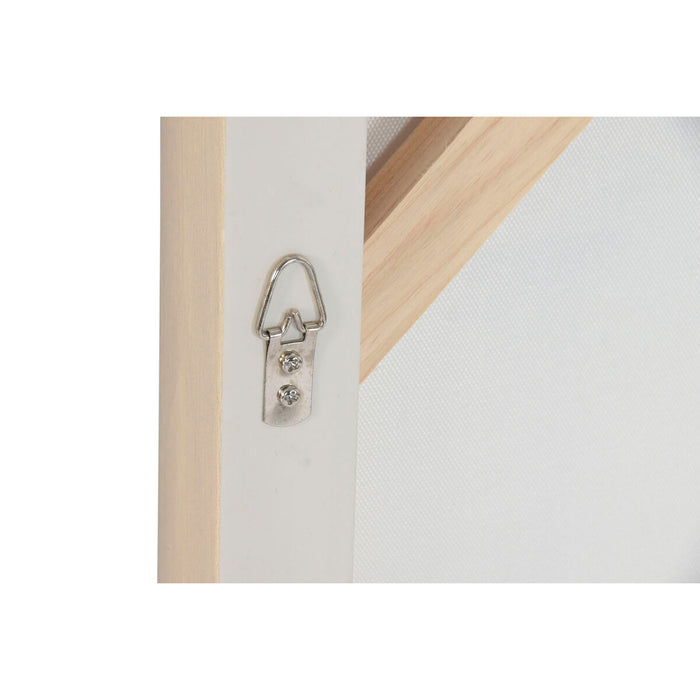 Canvas Home ESPRIT Brown Green Palms Tropical 122,5 x 3,5 x 82,5 cm (2 Units)