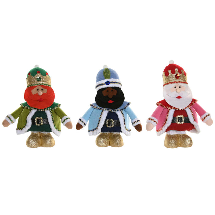 Christmas bauble Home ESPRIT Multicolour Three Kings 30 X 15 X 66 CM (3 Units)
