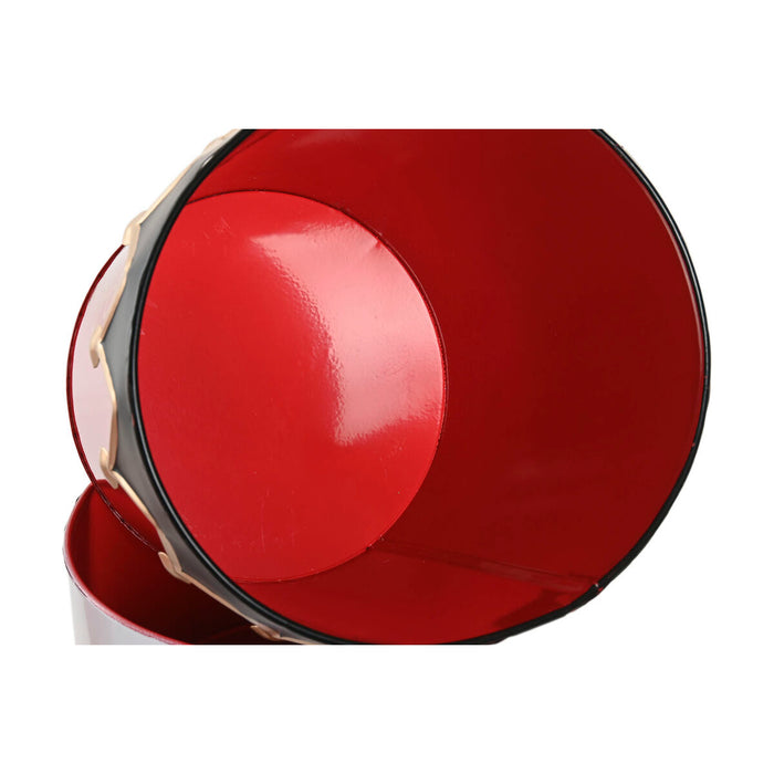 Christmas Decorations Set Home ESPRIT White Red Christmas 21 x 21 x 20 cm (2 Units)