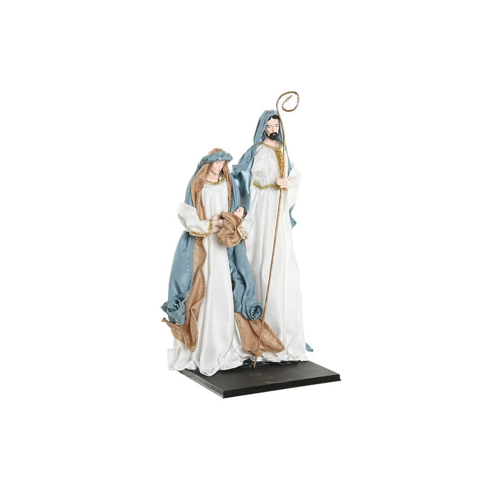 Christmas nativity set Home ESPRIT Blue White 27 x 24 x 50 cm