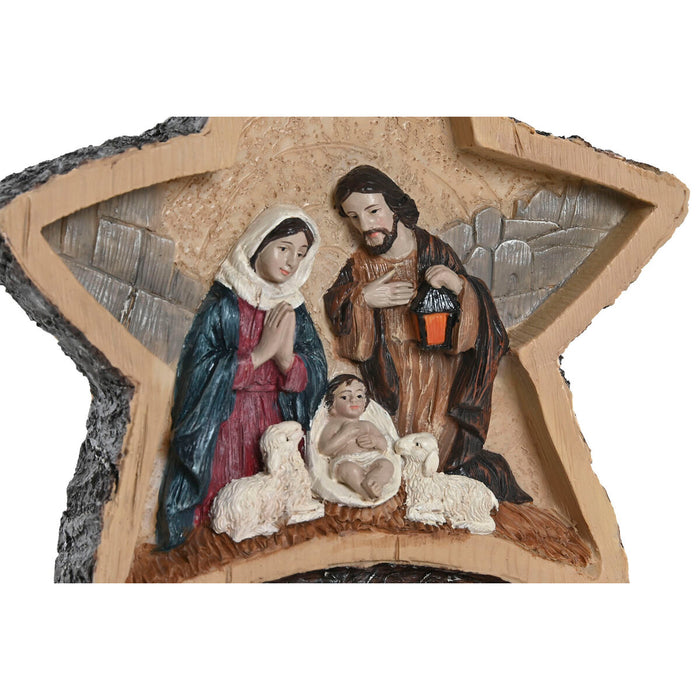 Christmas nativity set Home ESPRIT Multicolour Resin 15 X 5 X 16,5 CM