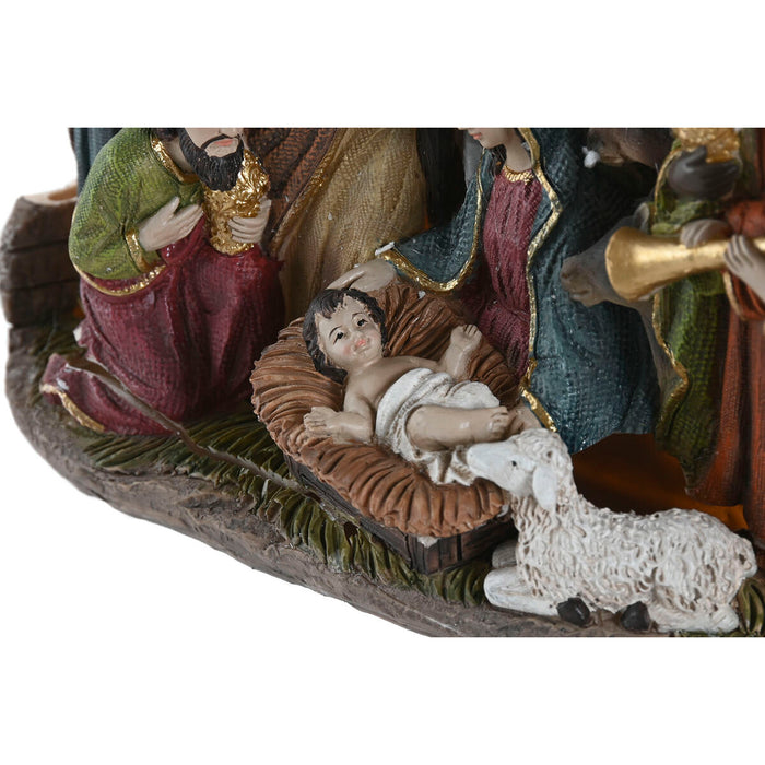 Christmas nativity set Home ESPRIT Multicolour Resin 21 x 6 x 19 cm