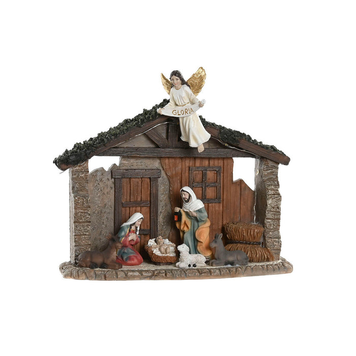 Christmas nativity set Home ESPRIT Multicolour Resin