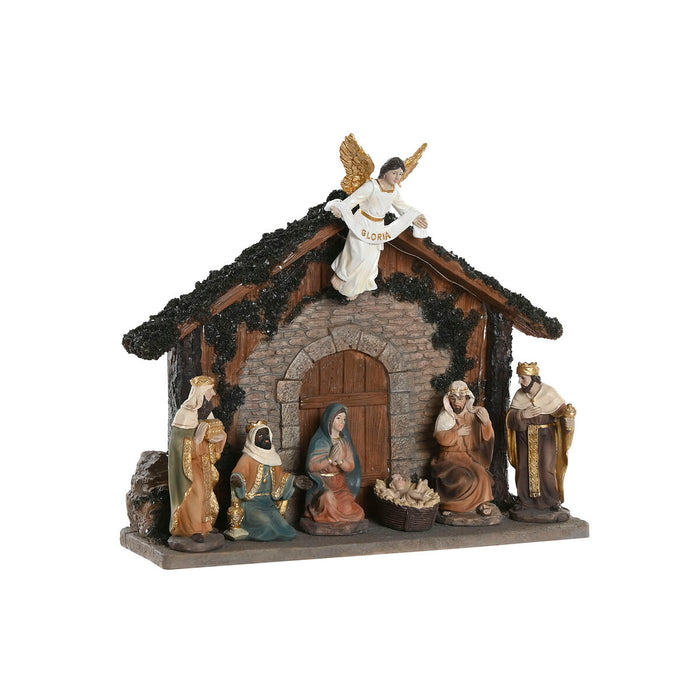 Christmas nativity set Home ESPRIT Multicolour Resin