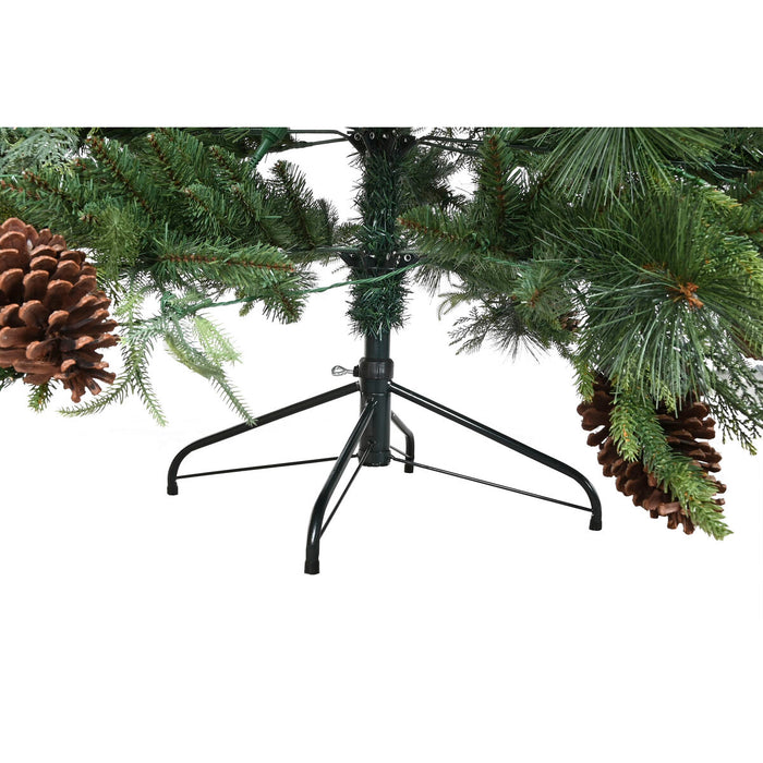 Christmas Tree Home ESPRIT Red Green PVC 120 x 120 x 210 cm