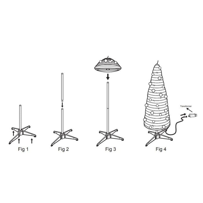 Christmas Tree Home ESPRIT Green PVC Snowfall