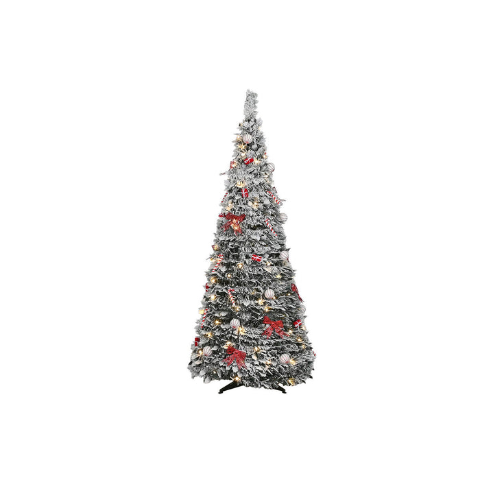 Christmas Tree Home ESPRIT White Red PVC Snowfall