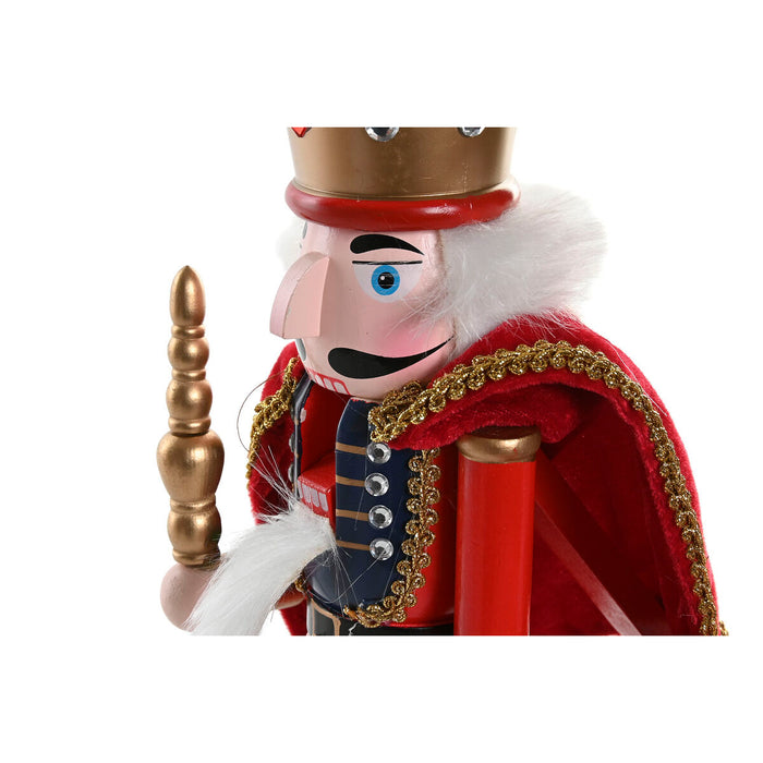 Christmas bauble Home ESPRIT Multicolour Nutcracker 20 x 20 x 38 cm (2 Units)