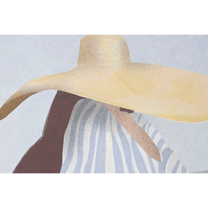 Canvas Home ESPRIT Blue White Mediterranean (2 Units)