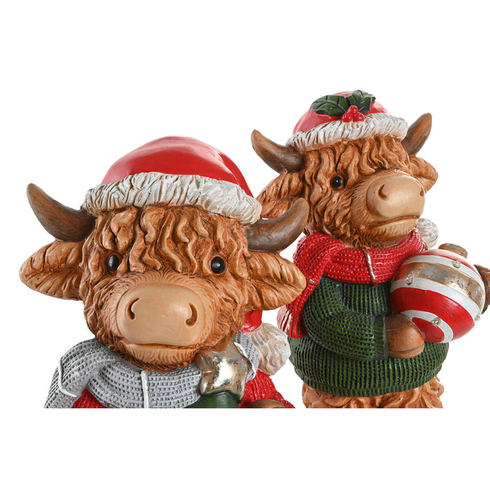 Christmas bauble Home ESPRIT Multicolour 22,5 X 19 X 38 CM (2 Units)