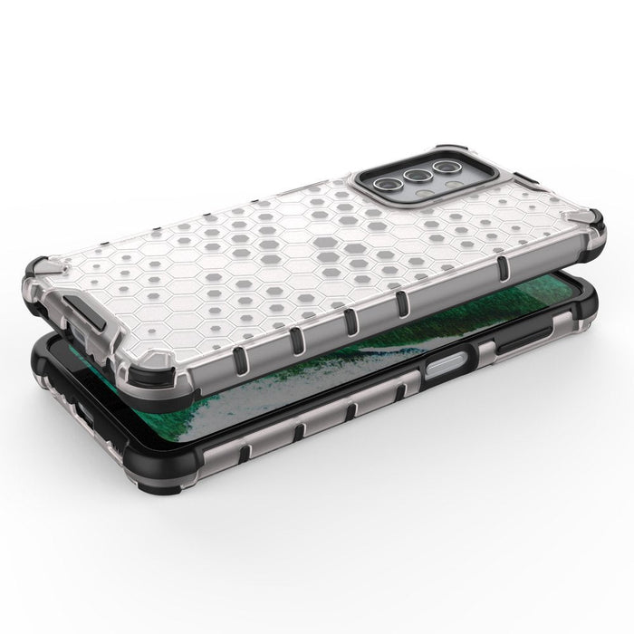 Honeycomb Case armor cover with TPU Bumper for Samsung Galaxy A32 5G green - Cell phone cases and covers<<<HurtelXML