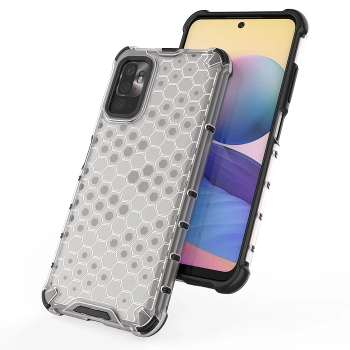 Honeycomb Case armor cover with TPU Bumper for Xiaomi Redmi Note 10 5G / Poco M3 Pro black - Cell phone cases