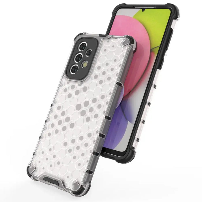 Honeycomb case armored cover with a gel frame for Samsung Galaxy A33 5G black - Cell phone cases and covers<<<HurtelXML
