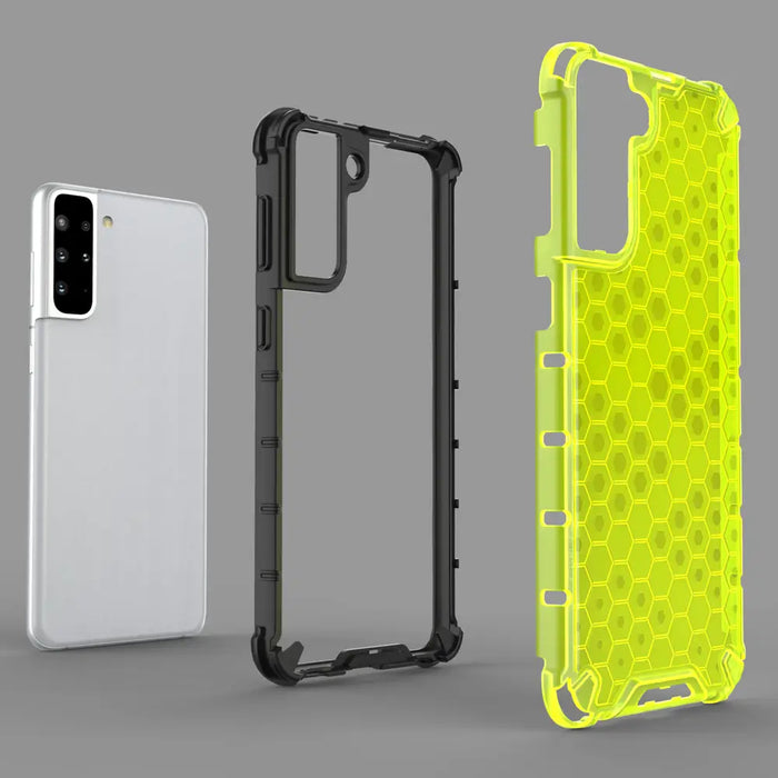 Honeycomb case armored cover with a gel frame for Samsung Galaxy S22 blue - Cell phone cases and covers<<<HurtelXML