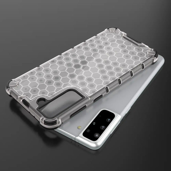 Honeycomb case armored cover with a gel frame for Samsung Galaxy S22 blue - Cell phone cases and covers<<<HurtelXML