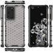 Honeycomb case armored cover with a gel frame for Samsung Galaxy S22 Ultra transparent - Cell phone cases