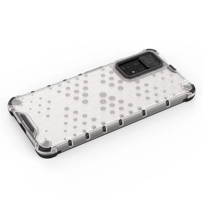 Honeycomb case armored cover with a gel frame for Xiaomi Redmi Note 11 Pro + 11 Pro black - Cell phone cases