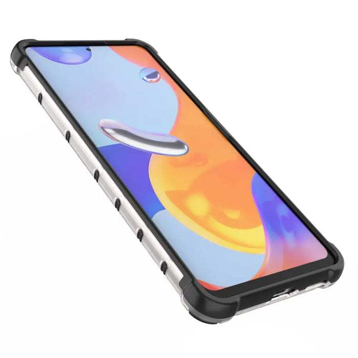 Honeycomb case armored cover with a gel frame for Xiaomi Redmi Note 11 Pro + 11 Pro black - Cell phone cases