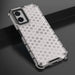 Honeycomb case armored cover with gel frame Oppo A76 / Oppo A36 / Realme 9i transparent - Cell phone cases