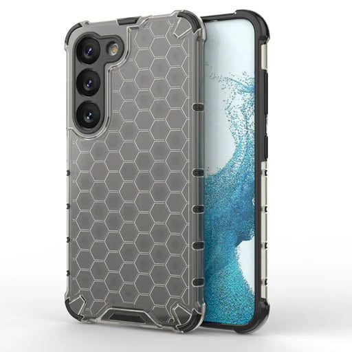 Honeycomb case for Samsung Galaxy S23 armored hybrid cover black - Cell phone cases and covers<<<HurtelXML