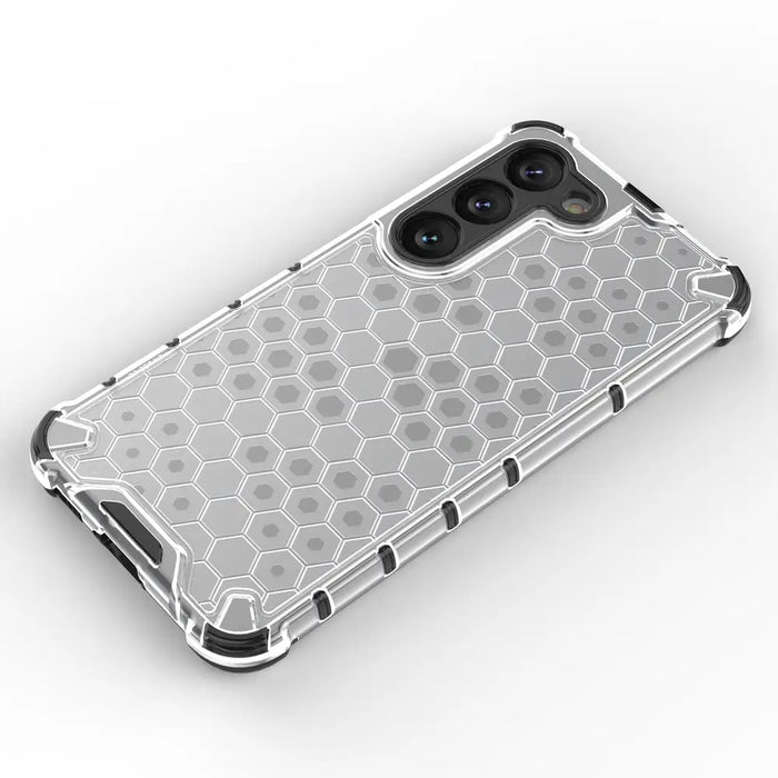 Honeycomb case for Samsung Galaxy S23 armored hybrid cover black - Cell phone cases and covers<<<HurtelXML