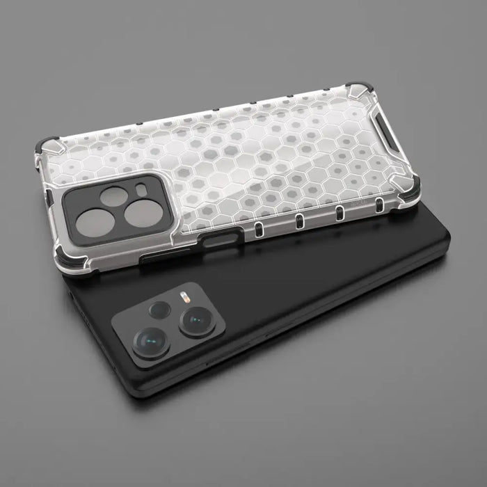 Honeycomb case for Xiaomi Redmi Note 12 Pro+ armored hybrid cover blue - Cell phone cases and covers<<<HurtelXML